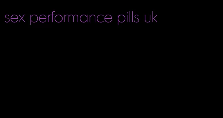 sex performance pills uk