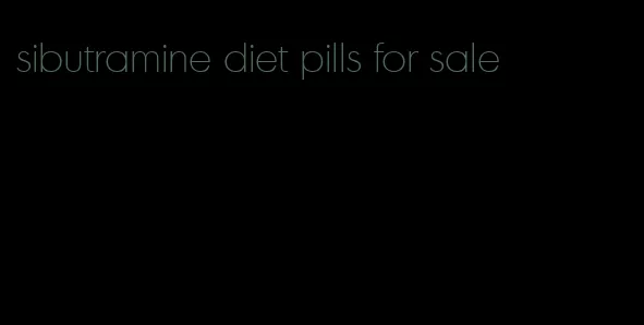 sibutramine diet pills for sale