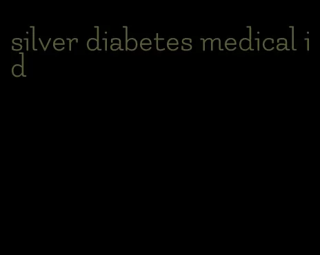 silver diabetes medical id