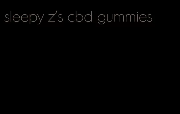 sleepy z's cbd gummies