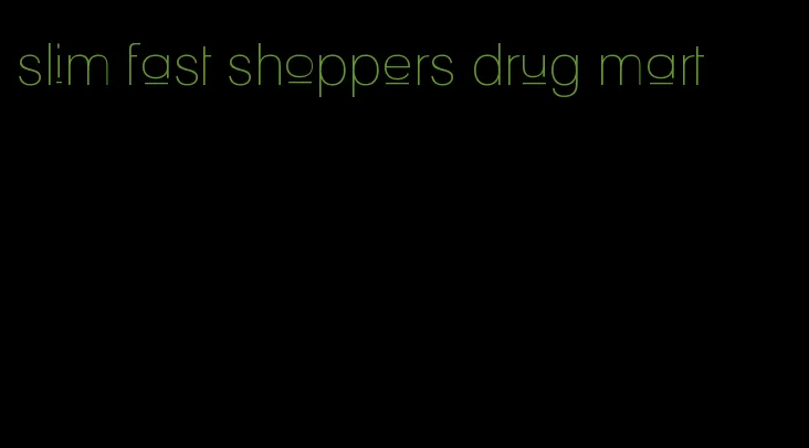 slim fast shoppers drug mart