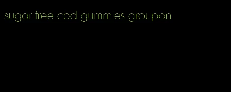 sugar-free cbd gummies groupon