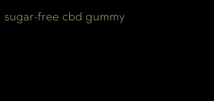 sugar-free cbd gummy