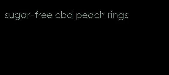 sugar-free cbd peach rings