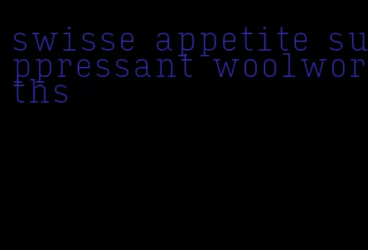 swisse appetite suppressant woolworths