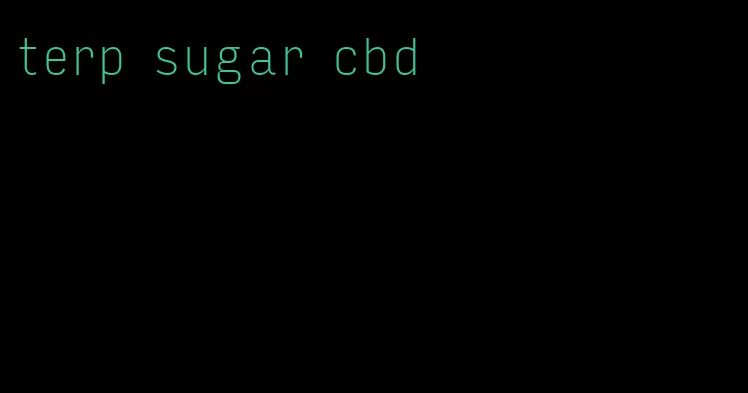 terp sugar cbd