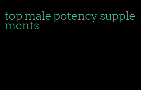 top male potency supplements