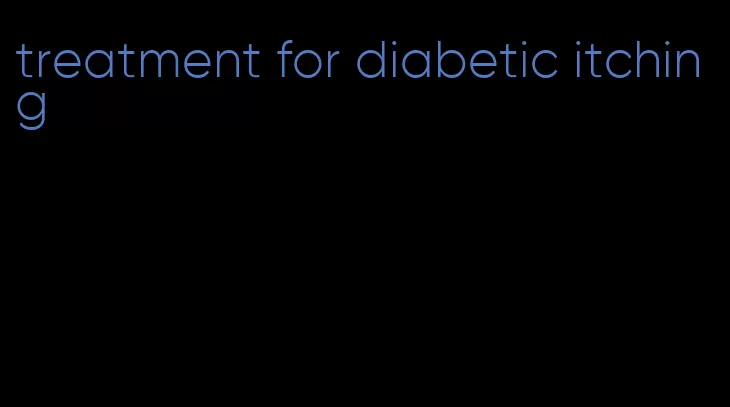 treatment for diabetic itching