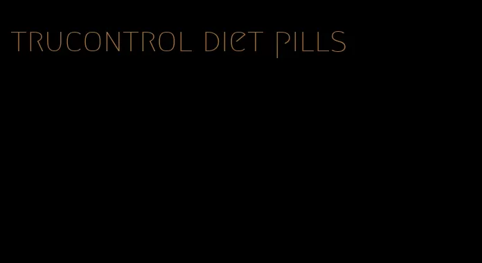 trucontrol diet pills