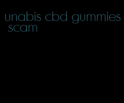 unabis cbd gummies scam