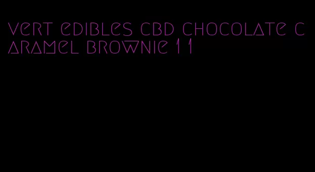 vert edibles cbd chocolate caramel brownie 1 1