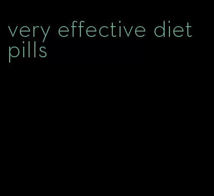 very effective diet pills