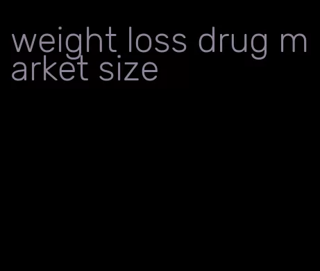 weight loss drug market size