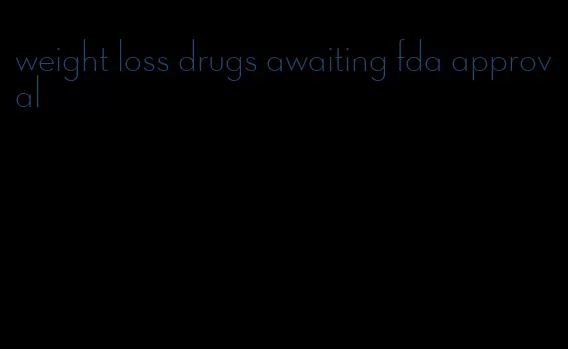 weight loss drugs awaiting fda approval