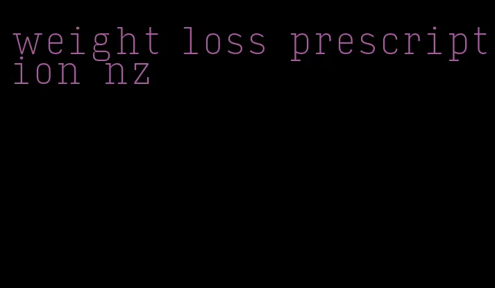 weight loss prescription nz