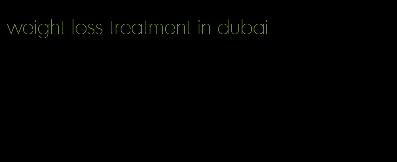 weight loss treatment in dubai