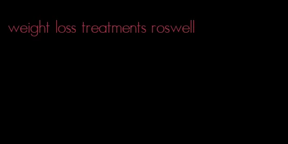 weight loss treatments roswell