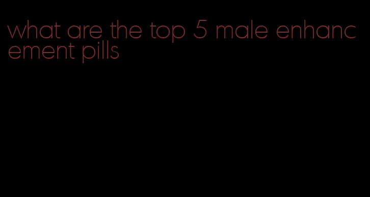 what are the top 5 male enhancement pills