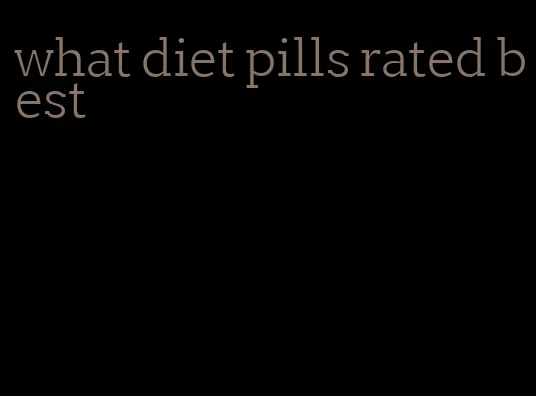 what diet pills rated best