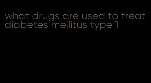 what drugs are used to treat diabetes mellitus type 1