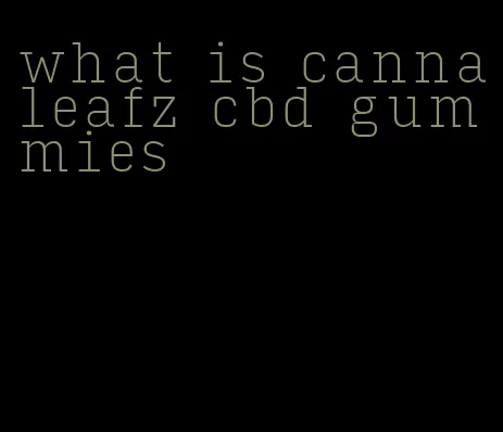 what is cannaleafz cbd gummies