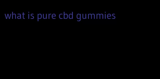 what is pure cbd gummies