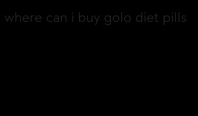 where can i buy golo diet pills