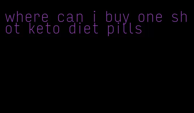 where can i buy one shot keto diet pills