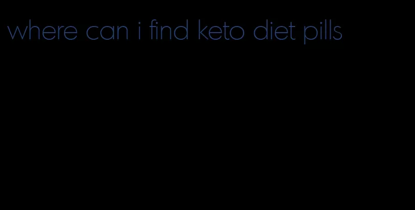 where can i find keto diet pills