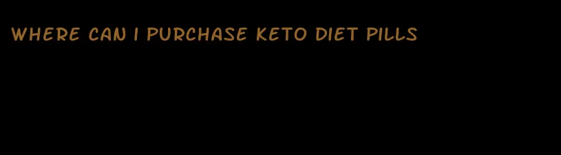 where can i purchase keto diet pills