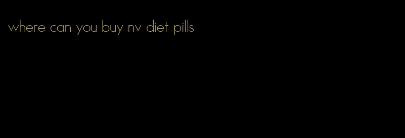 where can you buy nv diet pills