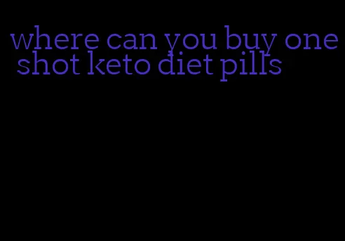 where can you buy one shot keto diet pills