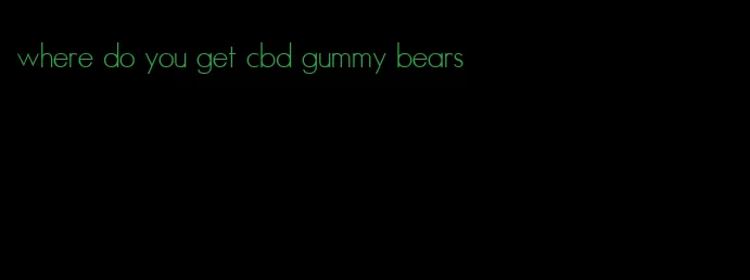 where do you get cbd gummy bears