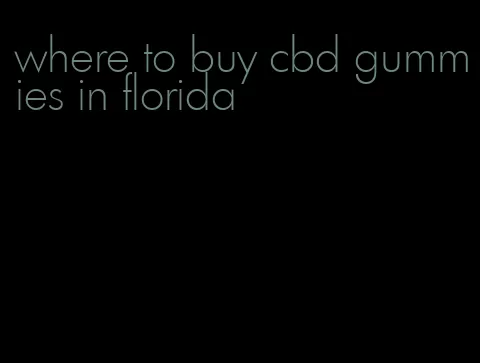 where to buy cbd gummies in florida