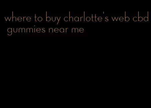 where to buy charlotte's web cbd gummies near me