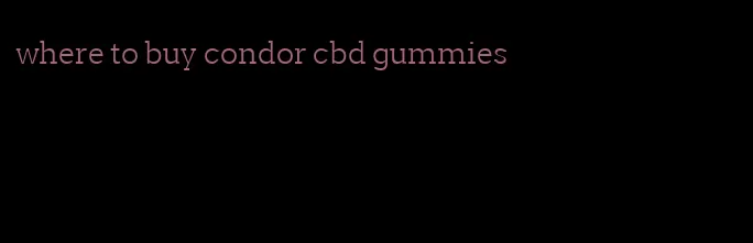 where to buy condor cbd gummies