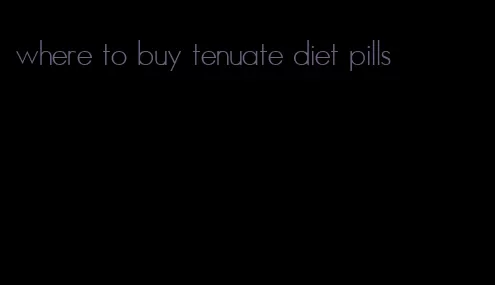 where to buy tenuate diet pills