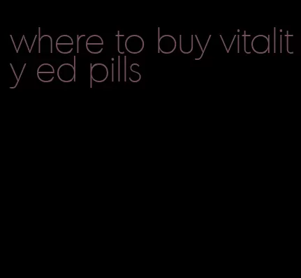 where to buy vitality ed pills