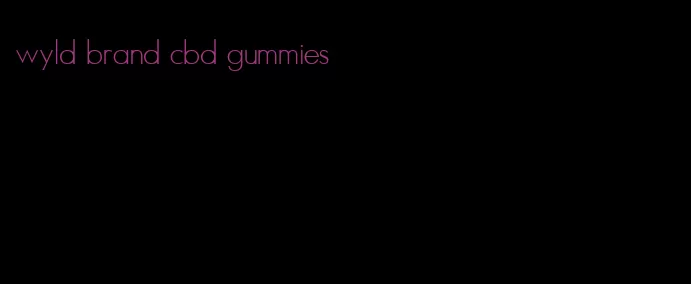 wyld brand cbd gummies