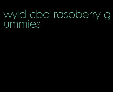 wyld cbd raspberry gummies