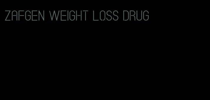 zafgen weight loss drug